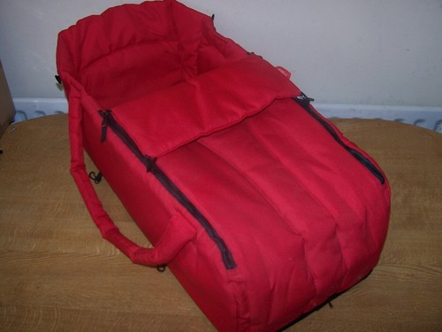 Phil and teds - and, carrycot-red